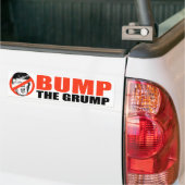 Autocollant De Voiture ANTI-TRUMP - Bump the Grump (Sur camion)