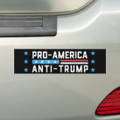 Autocollant De Voiture Anti-Trump pro-américain (En voiture)