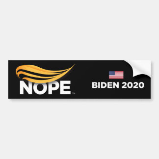 Autocollant De Voiture Anti-Trump, Trump Nope, Biden 2020