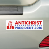 Autocollant De Voiture ANTICHRISTE d'ATOUT pour le PRÉSIDENT adhésif pour (En voiture)