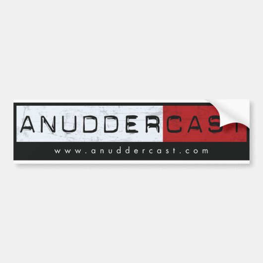 Autocollant De Voiture AnudderCast : L'adhésif pour pare-chocs (Devant)