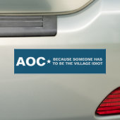 Autocollant De Voiture AOC est un adhésif pour pare-chocs d'idiot (En voiture)