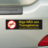 Autocollant De Voiture AOS Transgênicos de Diga NÃO (En voiture)