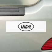 AUTOCOLLANT DE VOITURE APACHE (En voiture)