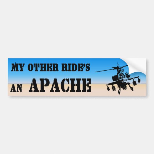Autocollant De Voiture Apache3 (Devant)