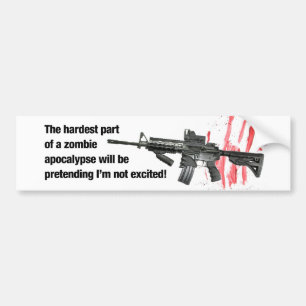 Autocollant De Voiture Apocalypse de zombi