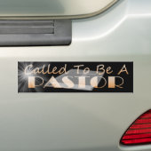 AUTOCOLLANT DE VOITURE APPELÉ POUR ÊTRE PASTEUR BS DK (En voiture)