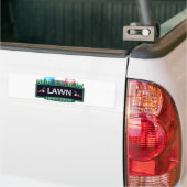 AUTOCOLLANT DE VOITURE APPLICATION DE PELOUSE (Sur camion)