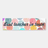 Autocollant De Voiture Appréciation de l'enseignant (Devant)
