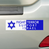 Autocollant De Voiture Appui Israël de terreur de combat (En voiture)