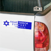 Autocollant De Voiture Appui Israël de terreur de combat (Sur camion)