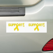 Autocollant De Voiture Appui jaune de ruban ! (En voiture)
