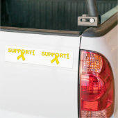 Autocollant De Voiture Appui jaune de ruban ! (Sur camion)
