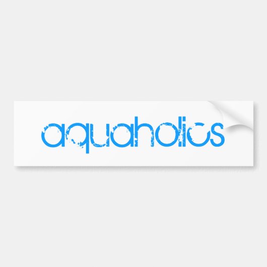 Autocollant De Voiture aquaholics (Devant)