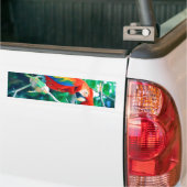Autocollant De Voiture Ara coloré (Sur camion)