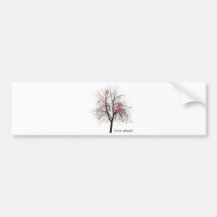 Autocollant De Voiture Arbre athée