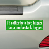 Autocollant De Voiture Arbre Hugger pas une cheminée Hugger (En voiture)