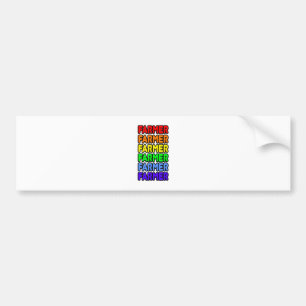 Autocollant De Voiture Arc-en-ciel