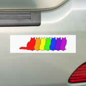 Autocollant De Voiture Arc-en-ciel Birman (En voiture)