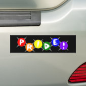 Autocollant De Voiture Arc-en-ciel de gay pride (En voiture)