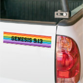 Autocollant De Voiture Arc-en-ciel, Genèse 9:13 (Sur camion)