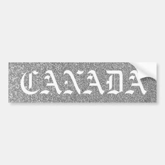 Autocollant De Voiture argent du canada (Devant)