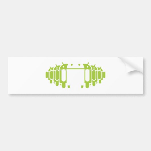 Autocollant De Voiture Armée de Droid (Devant)