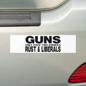 AUTOCOLLANT DE VOITURE ARMES À FEU (En voiture)