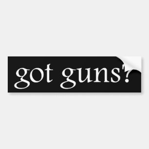Autocollant De Voiture Armes à feu obtenues ?