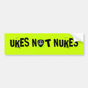 AUTOCOLLANT DE VOITURE ARMES NUCLÉAIRES D'UKES PAS