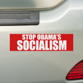Autocollant De Voiture ARRÊTEZ le SOCIALISME Bumpersticker d'OBAMA (En voiture)