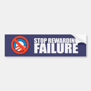 Autocollant De Voiture ARRÊTEZ l'ÉCHEC REWARDING Bumpersticker