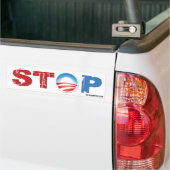 Autocollant De Voiture Arrêtez Obama 2012 (Sur camion)