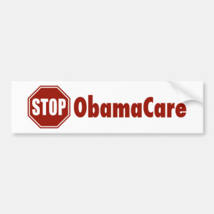 Autocollant De Voiture Arrêtez ObamaCare