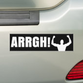 AUTOCOLLANT DE VOITURE ARRGH ! (En voiture)