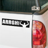 AUTOCOLLANT DE VOITURE ARRGH ! (Sur camion)