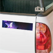Autocollant De Voiture Arrière - plan avec papillons de nuit (Sur camion)