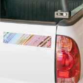 Autocollant De Voiture Arrière - plan rose texturé (Sur camion)