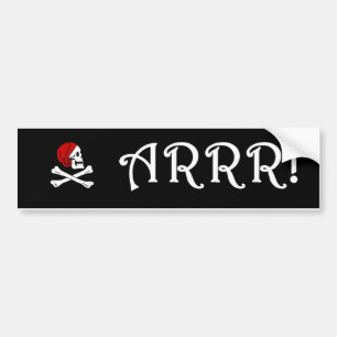 AUTOCOLLANT DE VOITURE ARRR !