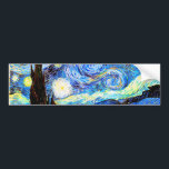 Autocollant De Voiture Art de nuit Van Gogh Starry<br><div class="desc">Starry Night, art de Vincent van Gogh.</div>