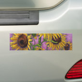 Autocollant De Voiture Art des tournesols (En voiture)