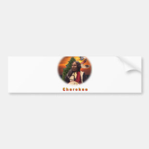 Autocollant De Voiture Art indien cherokee