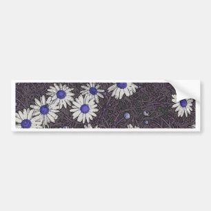 Autocollant De Voiture Artsy Daisies