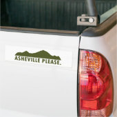Autocollant De Voiture Asheville s'il vous plaît (Sur camion)