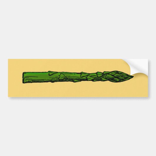 Autocollant De Voiture Asperge (Devant)