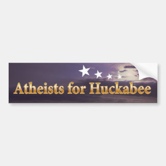 Autocollant De Voiture Athées pour Huckabee