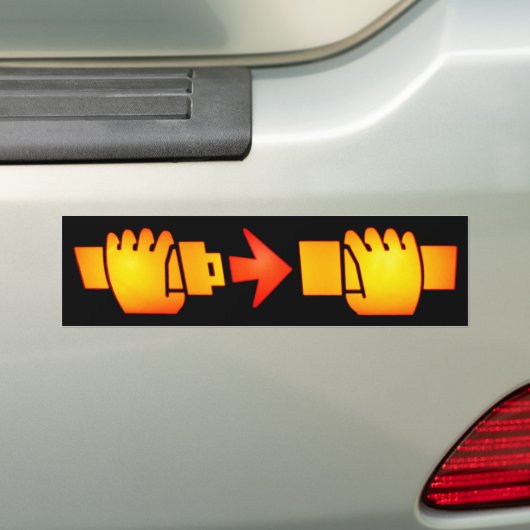 Autocollant De Voiture Attachez l'adhésif pour pare-chocs de signe de (En voiture)