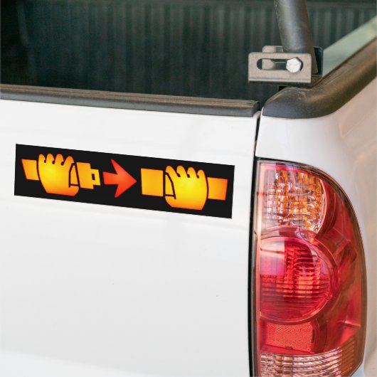 Autocollant De Voiture Attachez l'adhésif pour pare-chocs de signe de (Sur camion)