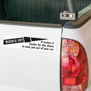 Autocollant De Voiture Attachez votre ceinture les Aliens arrivent pour v