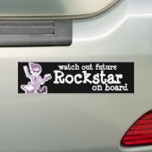 autocollant de voiture "attention au futur Rocksta (En voiture)